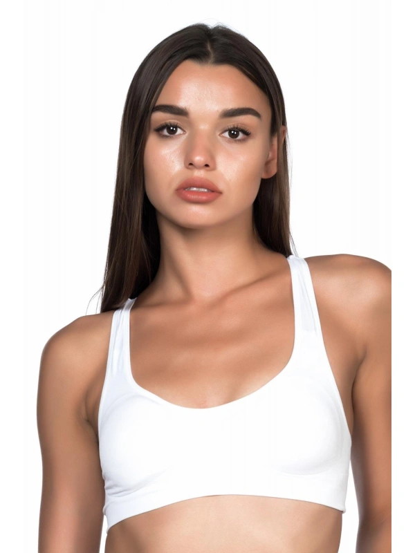 Beyaz Mı Emay 4025 Pedli Sporcu Büstiyer