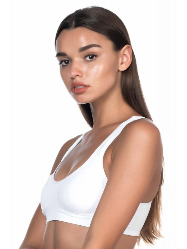 Beyaz Mı Emay 4025 Pedli Sporcu Büstiyer