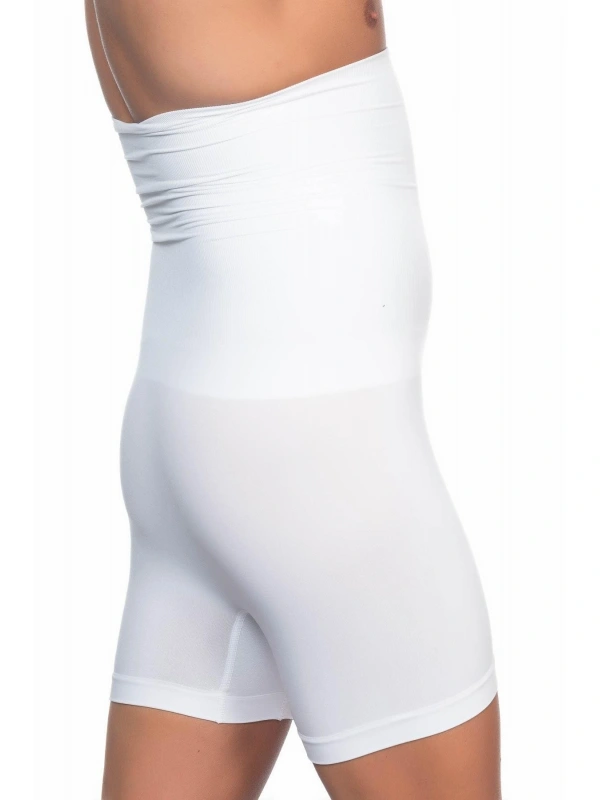 Beyaz Mı Emay E1005 Erkek Yüksek Bel Double Boxer Korse