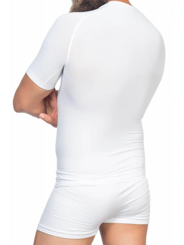 Beyaz Mı Emay E1010 Yarım Kol Erkek Korse Atlet