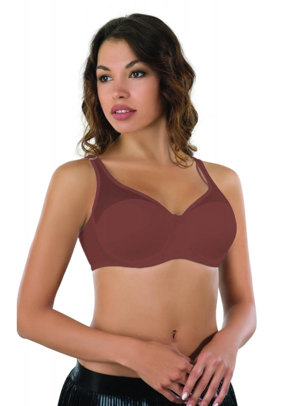 Bordo Mı Emay 167c Pedli Tül Toparlayıcı Sütyen