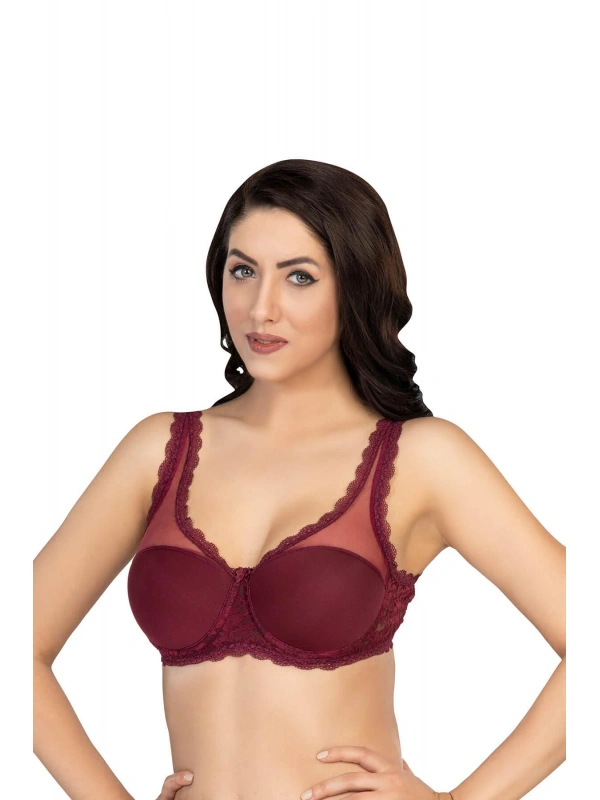 Bordo Mı Emay 172 D Pedli Dantelli Balenli Minimazer