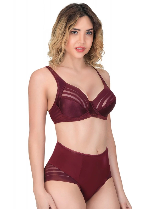 Bordo Mı Emay 177 D Toparlayıcı Sütyen Takım