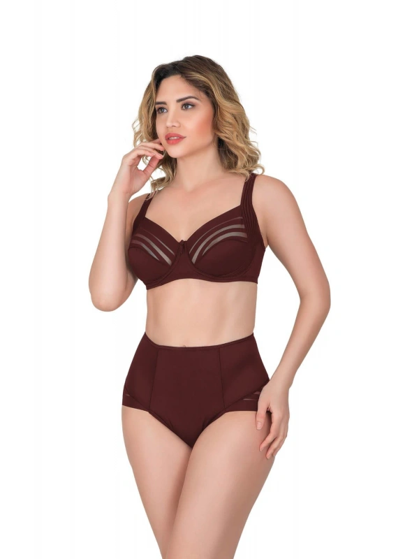 Bordo Mı Emay 183 B Yan Destekli Toparlayıcı Balenli Sütyen