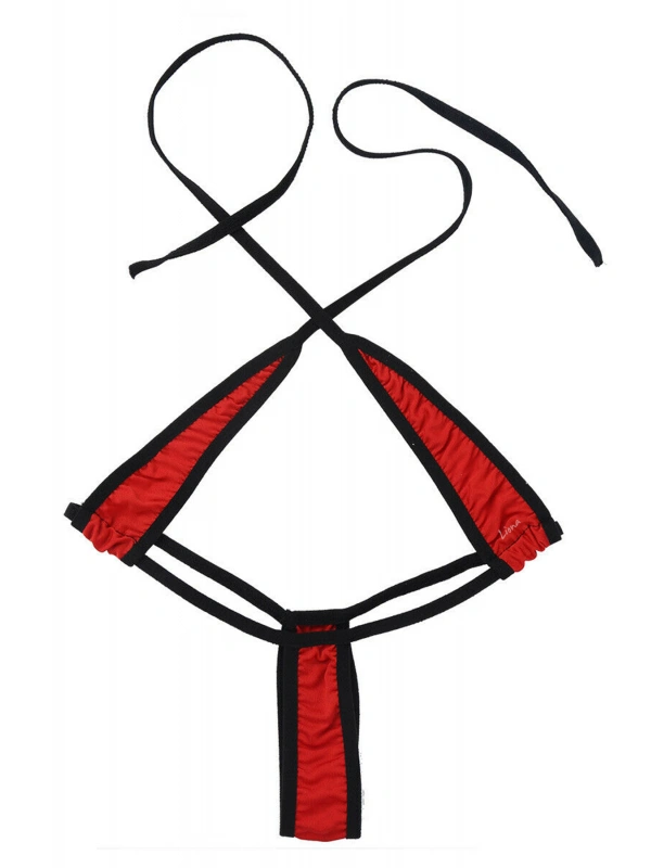 Büyük Beden  İç Giyim Kırmızı Seksi Fantazi Gecelik