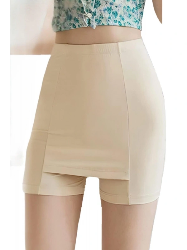 Çift Katmanlı Etek Altı Şort Korse Kadın 4432