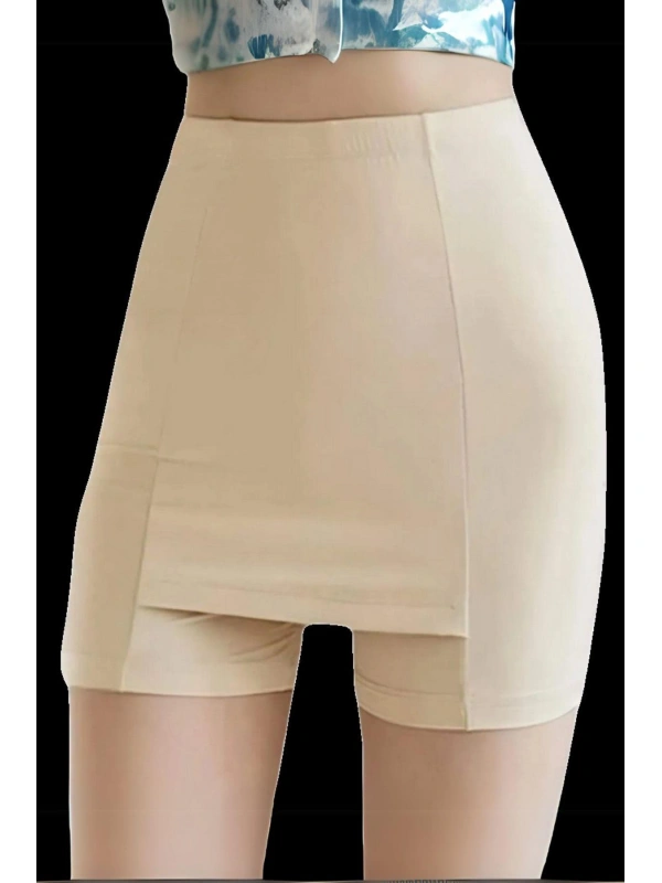 Çift Katmanlı Etek Altı Şort Korse Kadın 4432