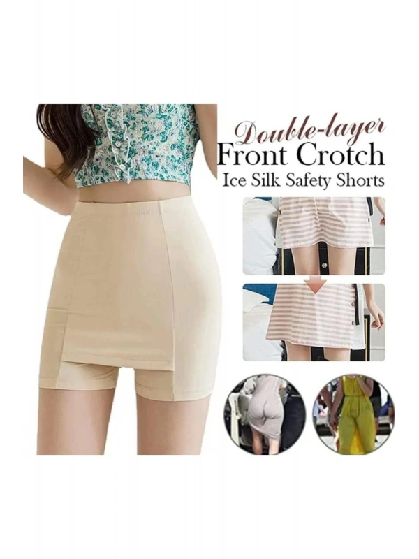 Çift Katmanlı Etek Altı Şort Korse Kadın 4432