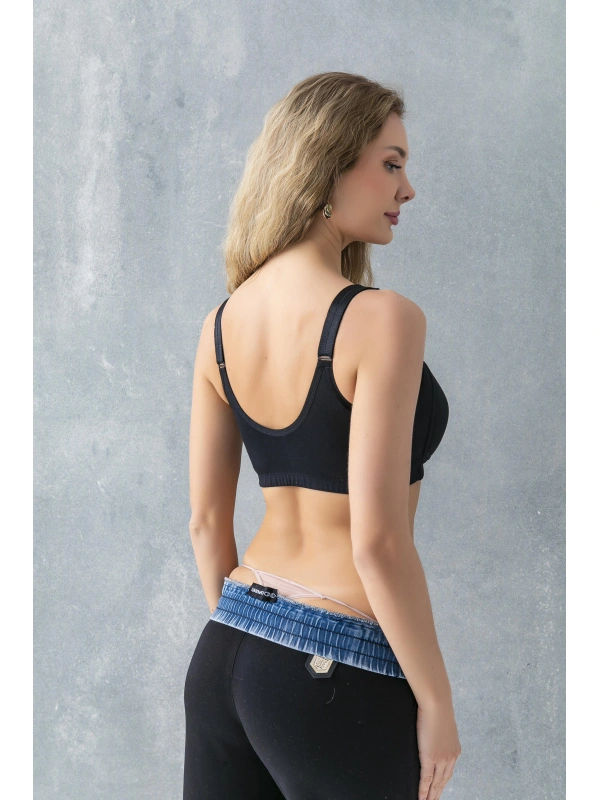 Çıtçıtlı Toparlayıcı Minimizer Sütyen Siyah (brf11991)