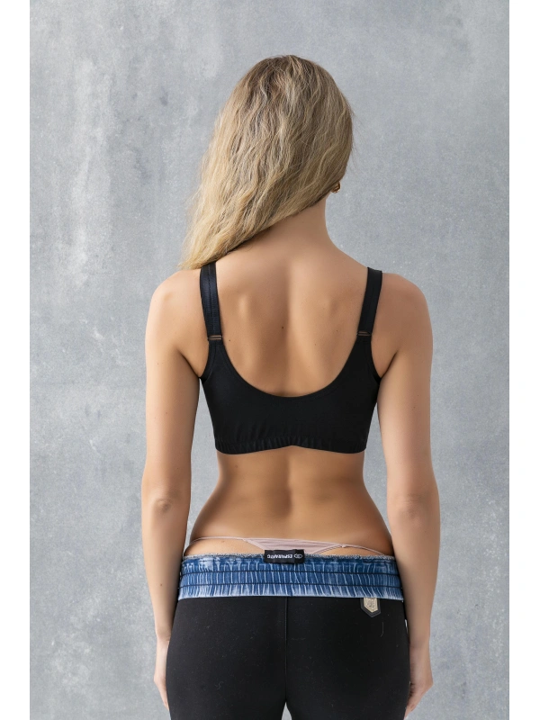 Çıtçıtlı Toparlayıcı Minimizer Sütyen Siyah (brf11991)