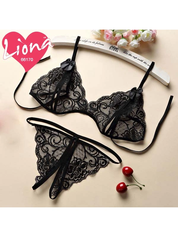 Dantelli Büyük Beden Sütyen Takımı