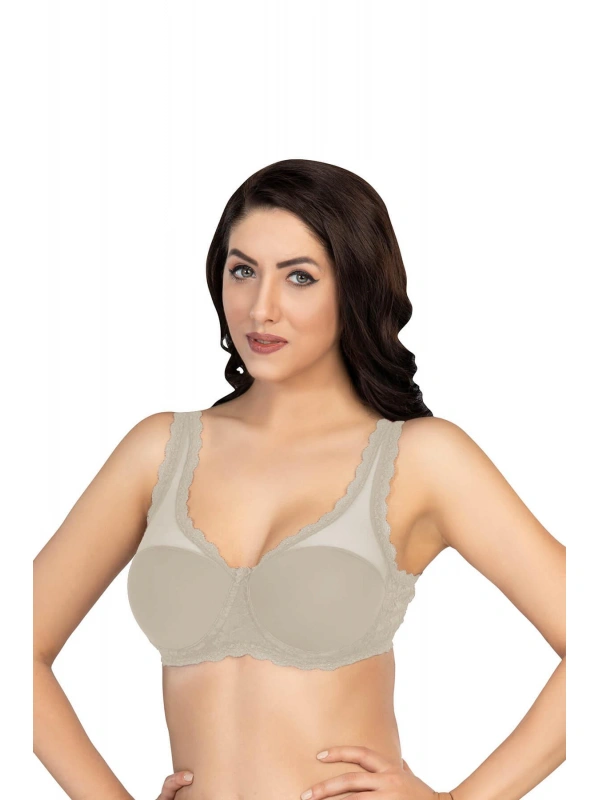 Ekru Mı Emay 172 C Pedli Dantelli Balenli Minimazer