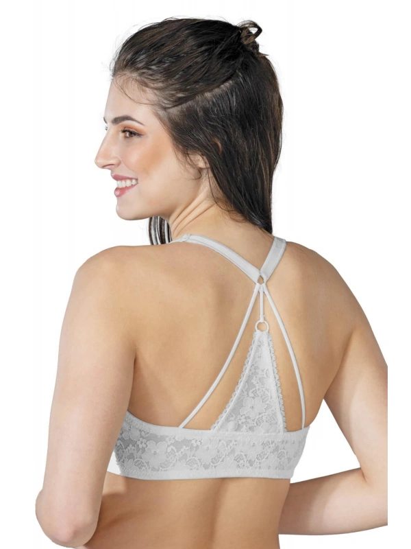Ekru Mı Emay 187 B Önden Açılır Balenli Sporcu Sütyen