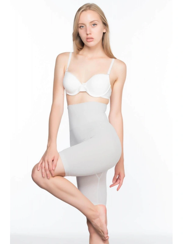 Ekru Mı Emay 3200 Pantolon Altı Soft Double Boxer Korse