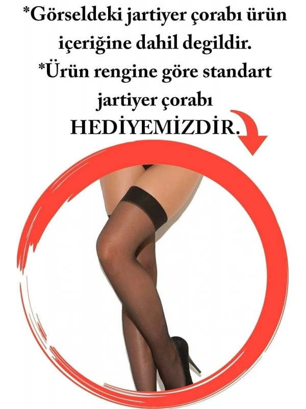 Eller Kelepçeli Kırmızı Büyük Beden Jartiyer Brf1250