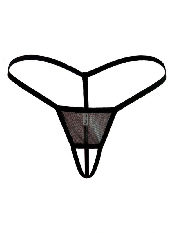 Fantazi İç Giyim Kadın Mini Siyah  G String