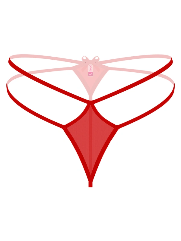  İç Giyim Kırmızı String Külot