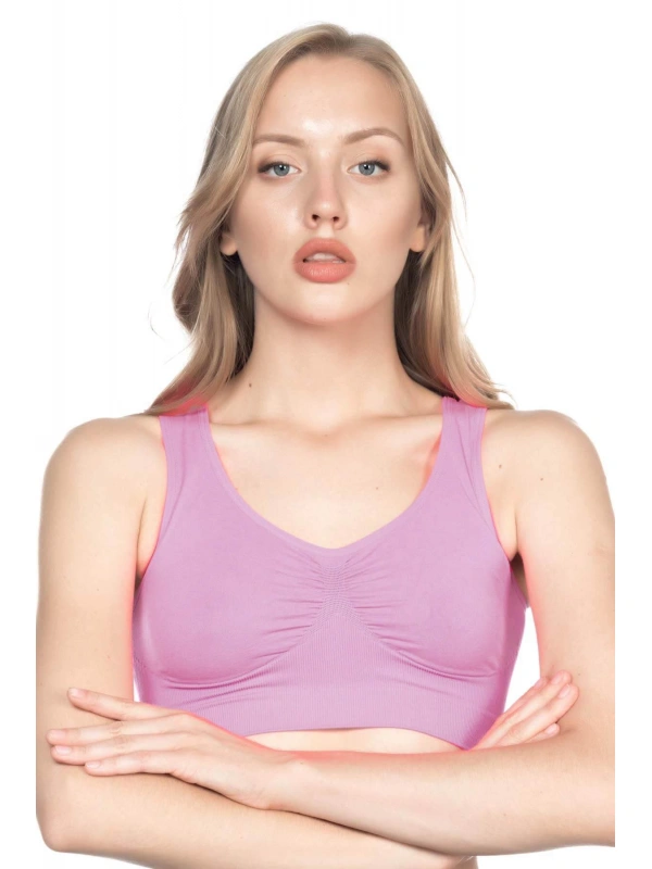 Fuşya Mı Emay 4001 Soft Sporcu Büstiyer