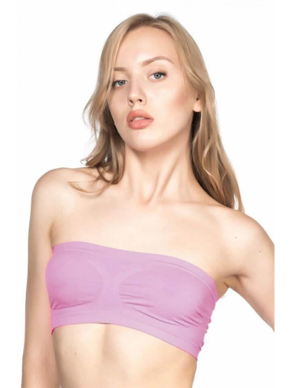 Fuşya Mı Emay 4002 Soft Straplez Büstiyer