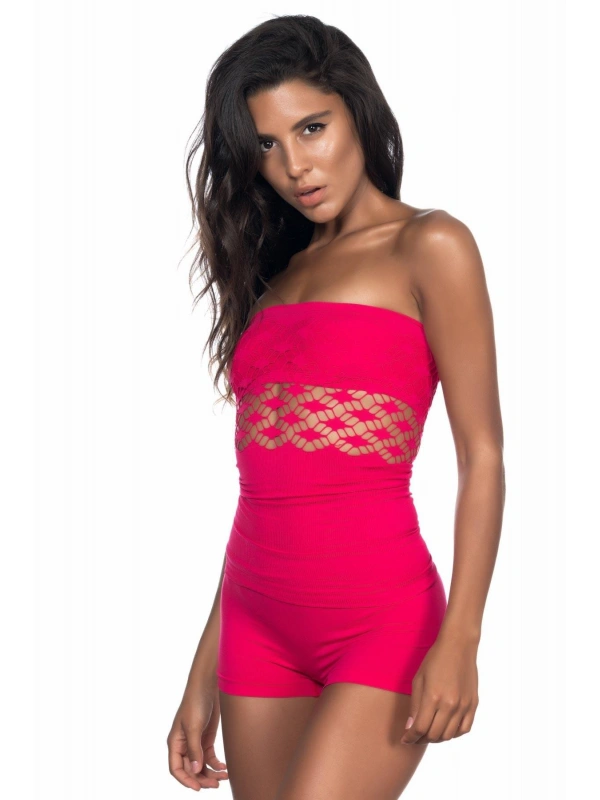 Fuşya Mı Emay 5035 Fantazi Straplez Atlet Korse