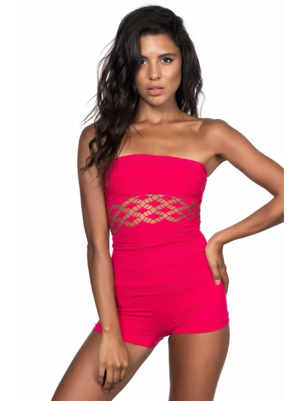 Fuşya Mı Emay 5035 Fantazi Straplez Atlet Korse