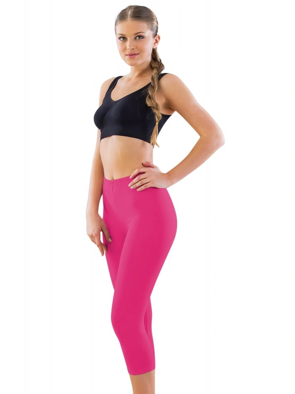 Fuşya Mı Emay 7300 Battal Kapri Tayt