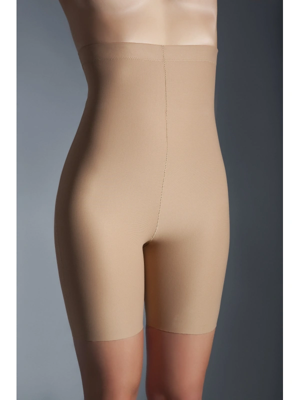 Golshan Girdle Extra Hight Waist Short Corset, İz Yapmayan Görünmez Ekstra Yüksek Bel Uzun Paçalı Ten Korse