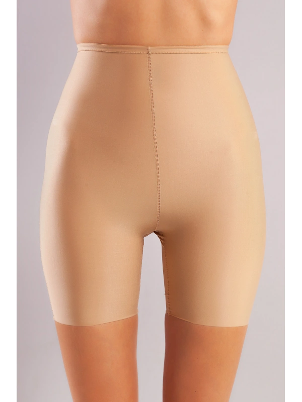 Golshan Girdle Hight Waist Micro Short Corset, İz Yapmayan Görünmez Yüksek Bel Paçalı Ten Korse