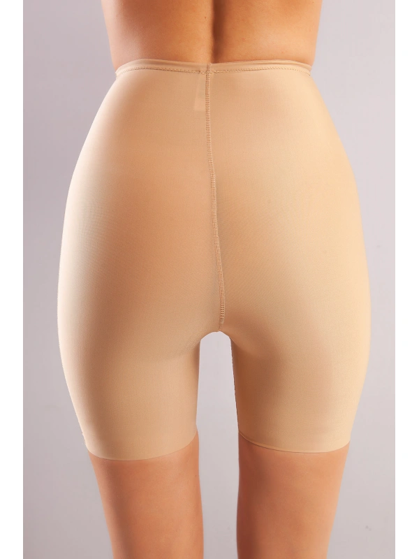 Golshan Girdle Hight Waist Micro Short Corset, İz Yapmayan Görünmez Yüksek Bel Paçalı Ten Korse