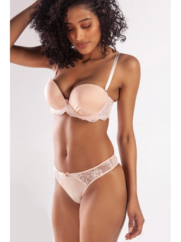 Gracia Foam Cup Push Up Bra,pudra Renk Konforlu Ve Şık Sütyen