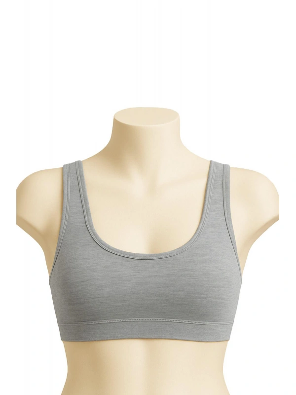 Gri Mı Emay 1817 6'lı Pedli Sporcu Sütyen