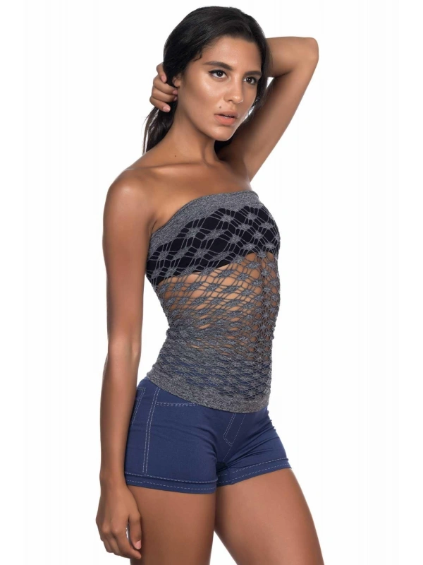 Gri Mı Emay 5034 Fantazi Büstiyer Atlet Korse