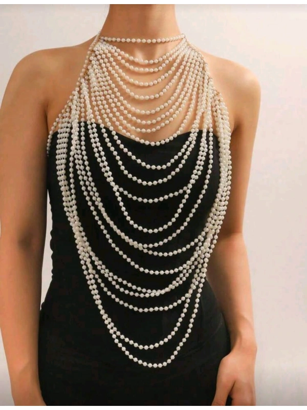 İncili Seksi Vücut Aksesuarı , Şık Bustiyer