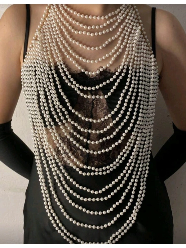 İncili Seksi Vücut Aksesuarı , Şık Bustiyer