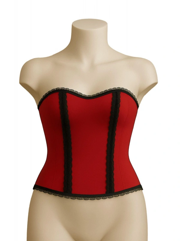 Kırmızı Mı Emay 9155 F Fırfırlı Terletici Büstiyer