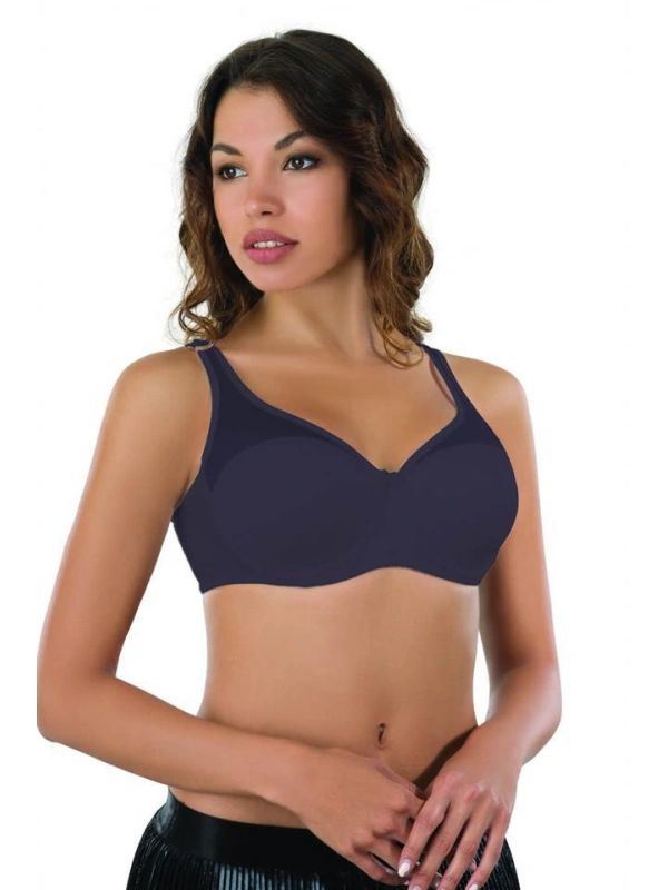 Lacivert  Mı Emay 167d Pedli Tül Toparlayıcı Sütyen