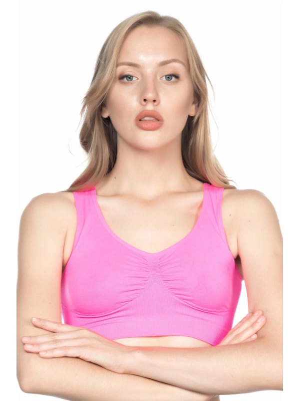 Neon Fuşya Mı Emay 4001 Soft Sporcu Büstiyer