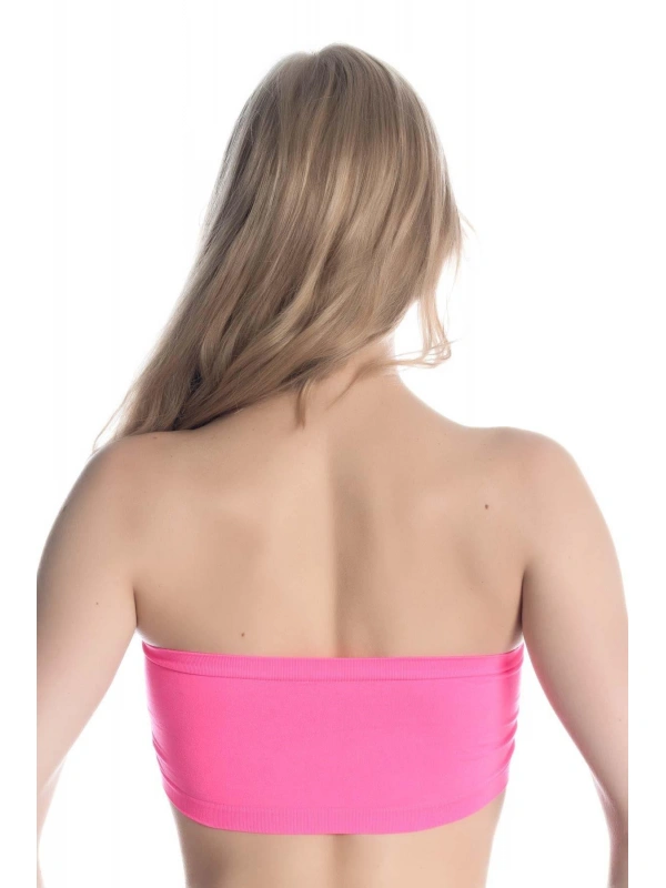 Neon Fuşya Mı Emay 4002 Soft Straplez Büstiyer