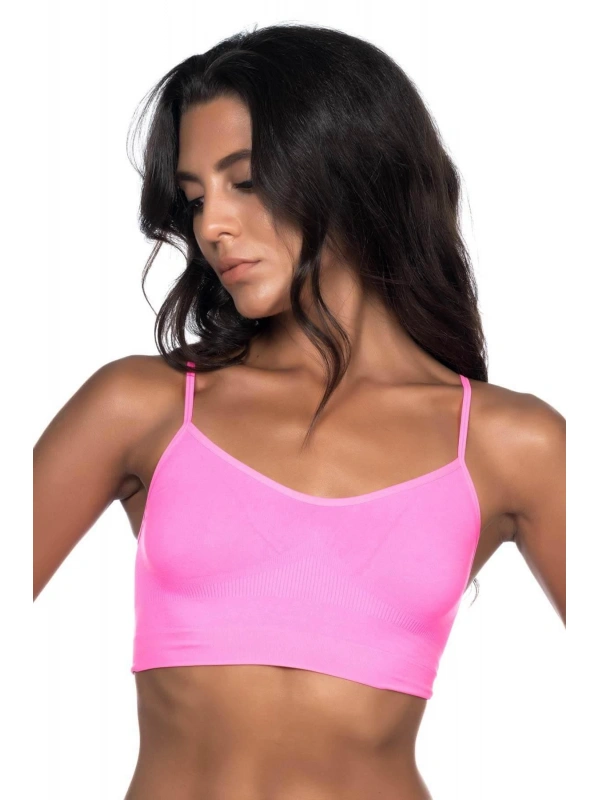 Neon Fuşya Mı Emay 4003 Soft İp Askı Büstiyer