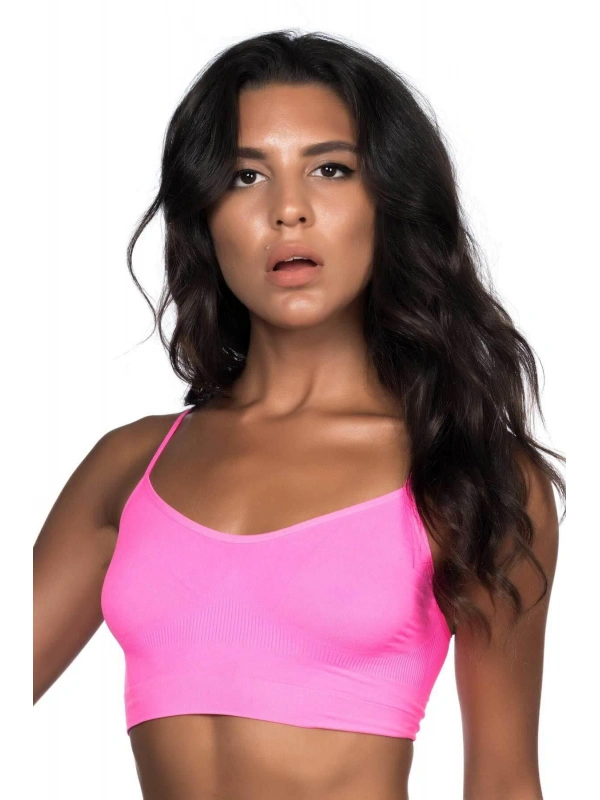 Neon Fuşya Mı Emay 4003 Soft İp Askı Büstiyer