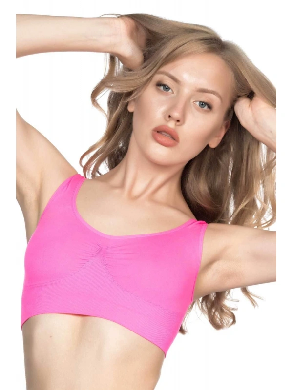 Neon Fuşya Mı Emay 4005 Soft Kalın Askı Büstiyer