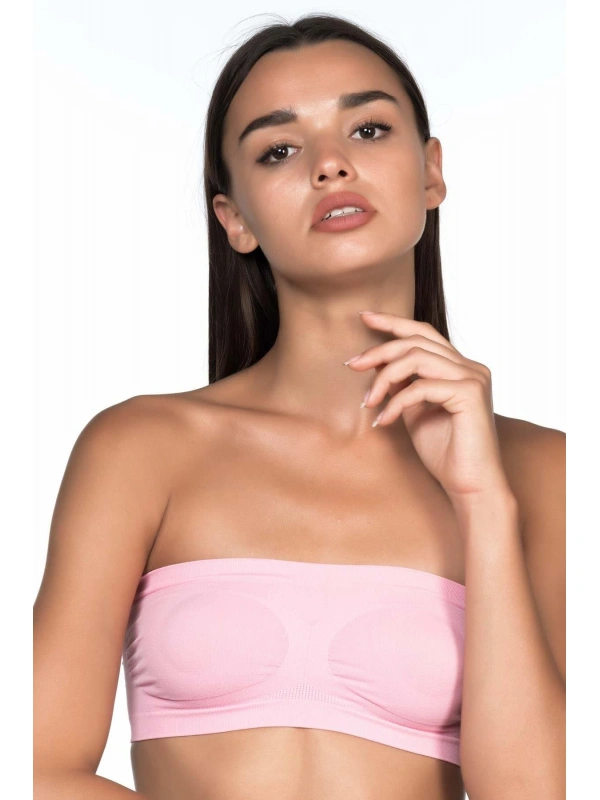 Pembe Mı Emay 4002 Soft Straplez Büstiyer