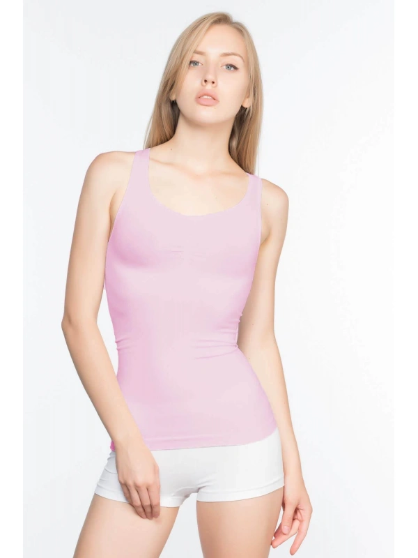 Pembe Mı Emay 5015 Kalın Askılı Atlet Korse