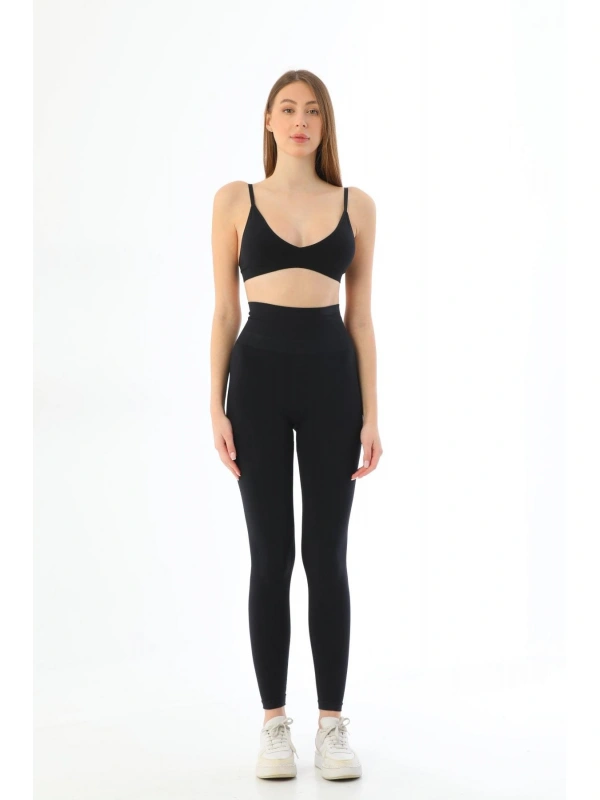 Siyah Mı 3905 Yüksek Bel Toparlayıcı Tayt