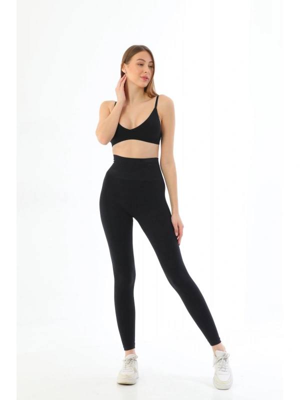 Siyah Mı 3905 Yüksek Bel Toparlayıcı Tayt