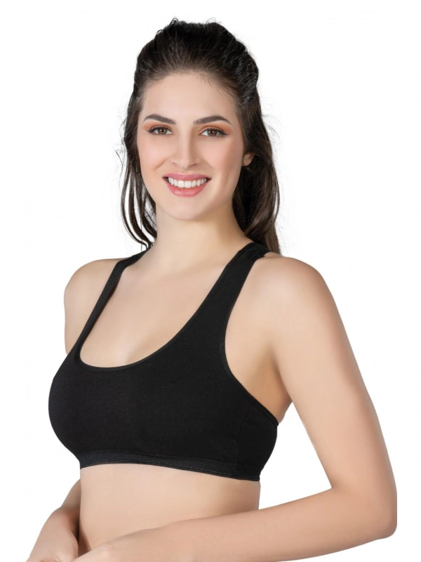 Siyah Mı Emay 1424 Modal Cotton Sporcu Büstiyer