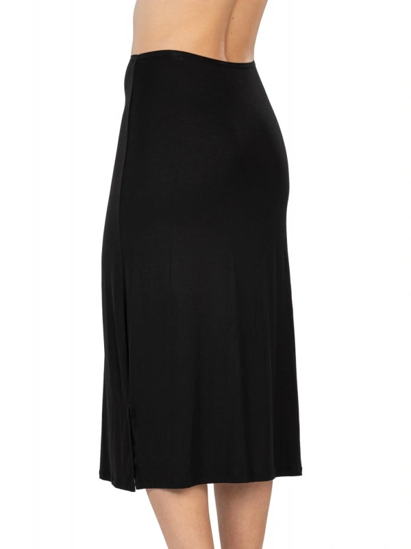 Siyah Mı Emay 1439 Modal Cotton Uzun Jupon