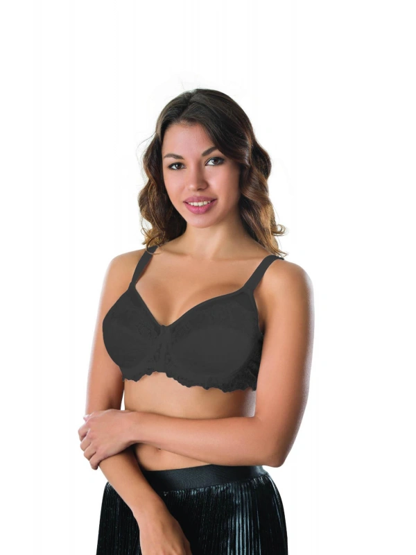 Siyah Mı Emay 170 B Balenli Brode Toparlayıcı Sütyen