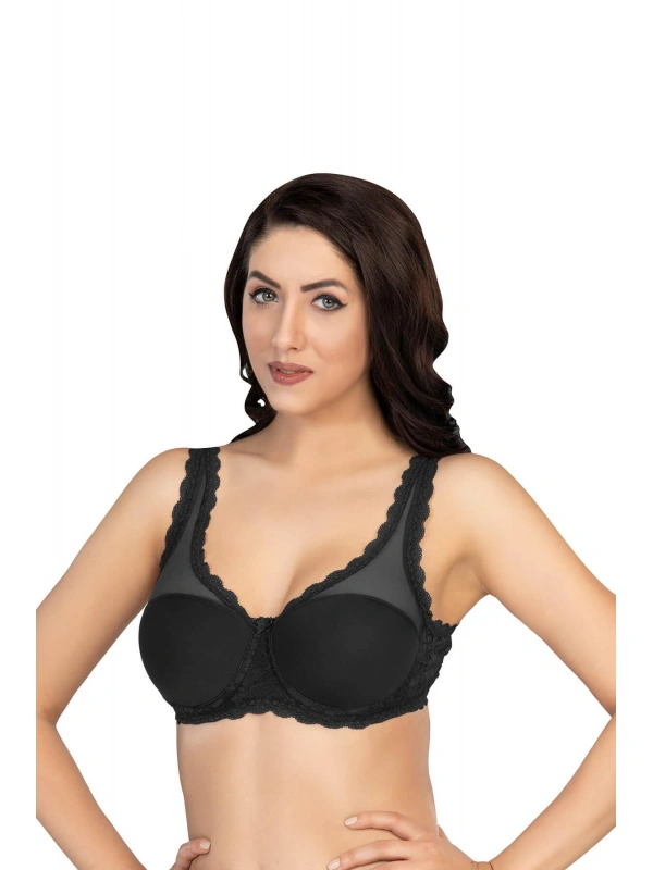 Siyah Mı Emay 172 C Pedli Dantelli Balenli Minimazer