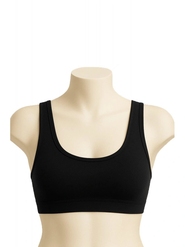 Siyah Mı Emay 1817 6'lı Pedli Sporcu Sütyen